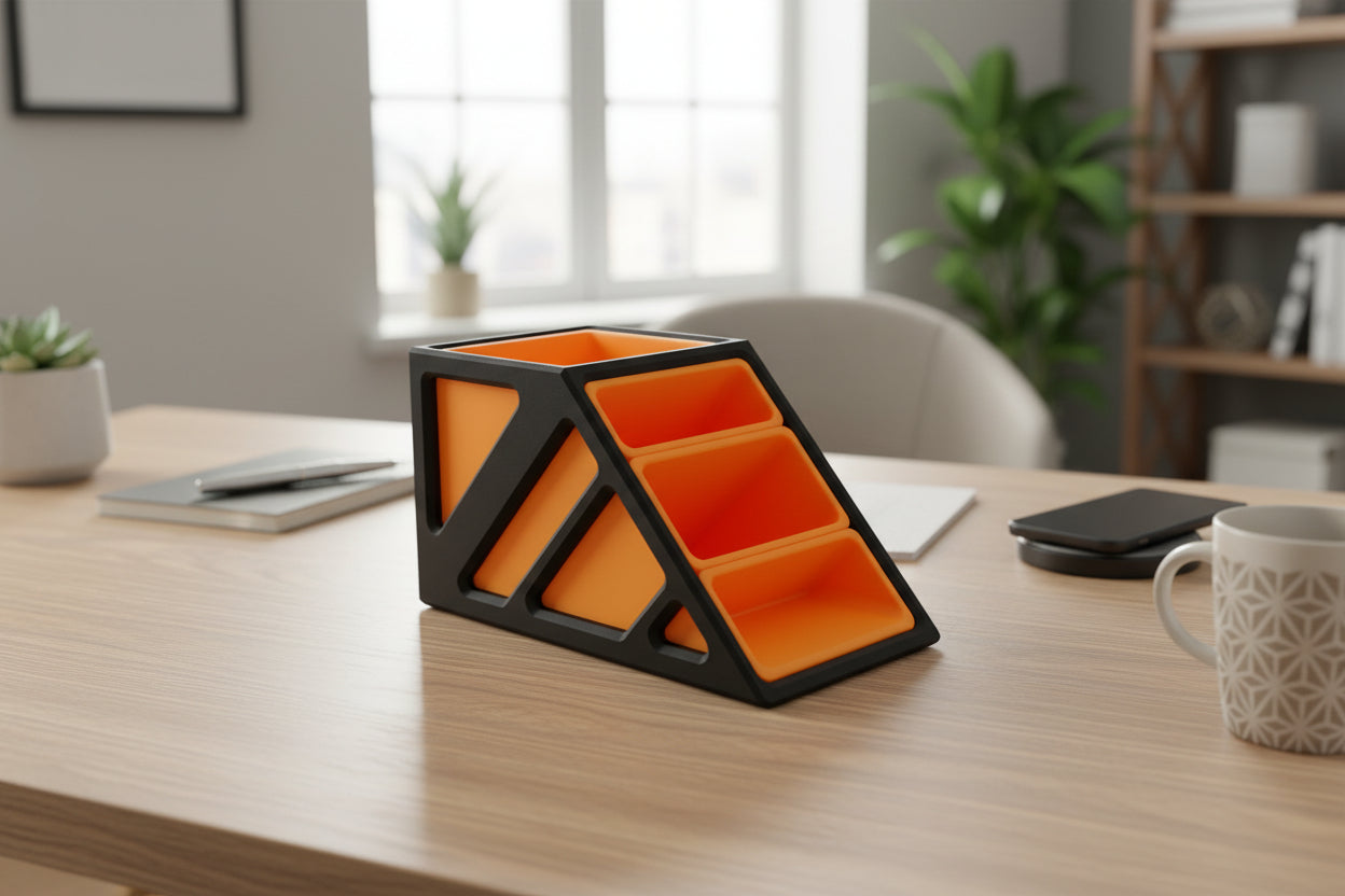 Nexus PRO Desk Organizer | 3D Printed Multi-Compartment Office Holder