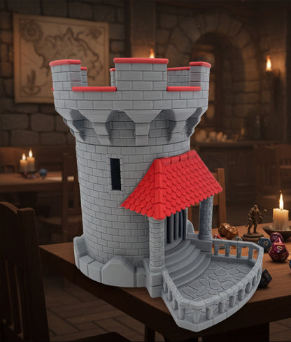 Mechanical Fantasy Castle Dice Tower | Working Gear D&D Dice Roller