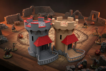 Mechanical Fantasy Castle Dice Tower | Working Gear D&D Dice Roller