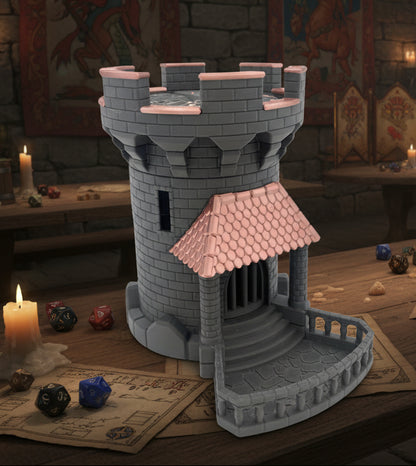 Mechanical Fantasy Castle Dice Tower | Working Gear D&D Dice Roller