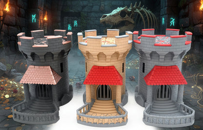 Mechanical Fantasy Castle Dice Tower | Working Gear D&D Dice Roller