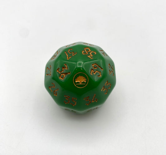38mm Oversized Acrylic D40 MTG Spindown Life Counter | Deck-Themed