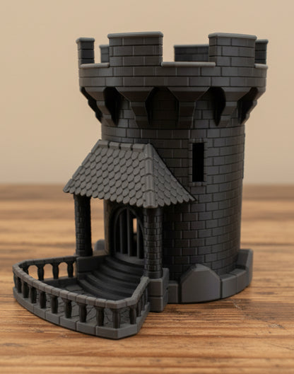 Mechanical Fantasy Castle Dice Tower | Working Gear D&D Dice Roller