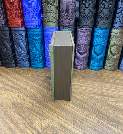 Necromancer Reforged Tome DnD Dice Storage Tray | 3D Printed Book Box