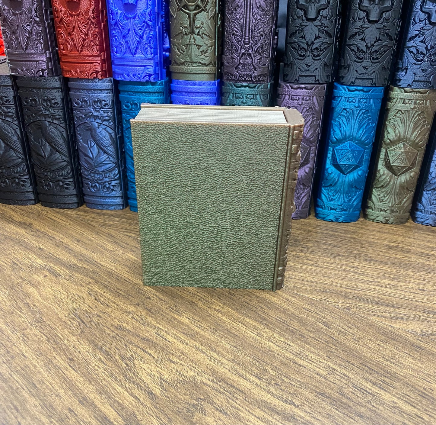 Necromancer Reforged Tome DnD Dice Storage Tray | 3D Printed Book Box