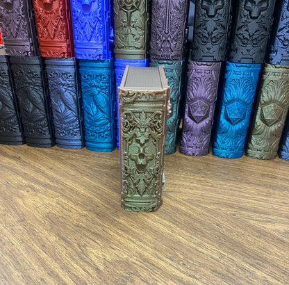 Necromancer Reforged Tome DnD Dice Storage Tray | 3D Printed Book Box