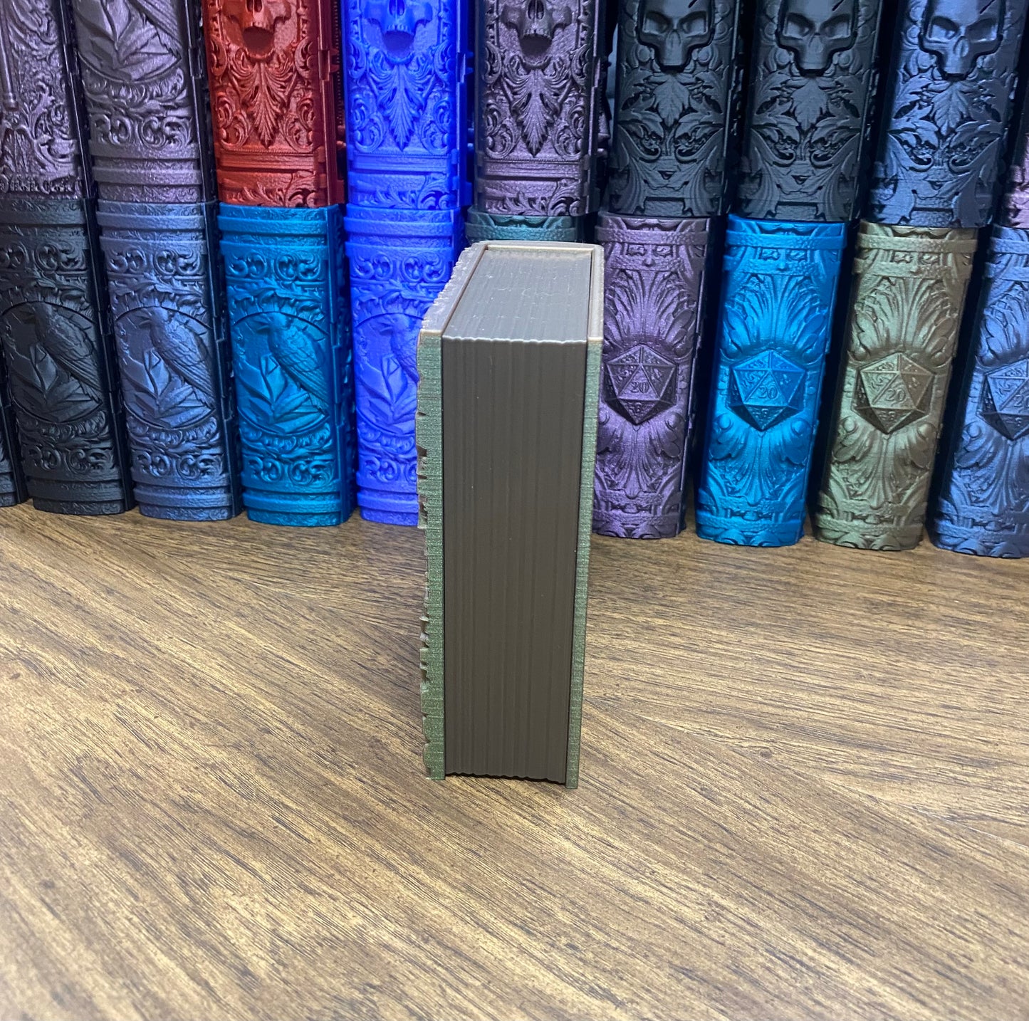 Warlock Reforged Tome DnD Dice Storage Tray | 3D Printed Book Box