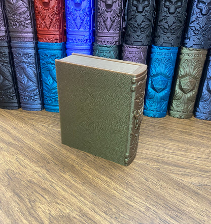 Warlock Reforged Tome DnD Dice Storage Tray | 3D Printed Book Box