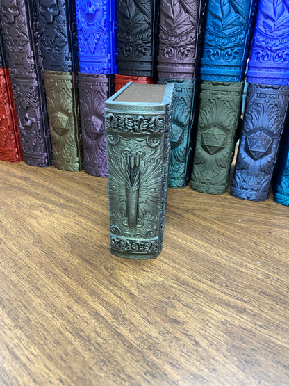 Ranger Reforged Tome DnD Dice Storage Tray | 3D Printed Book Box