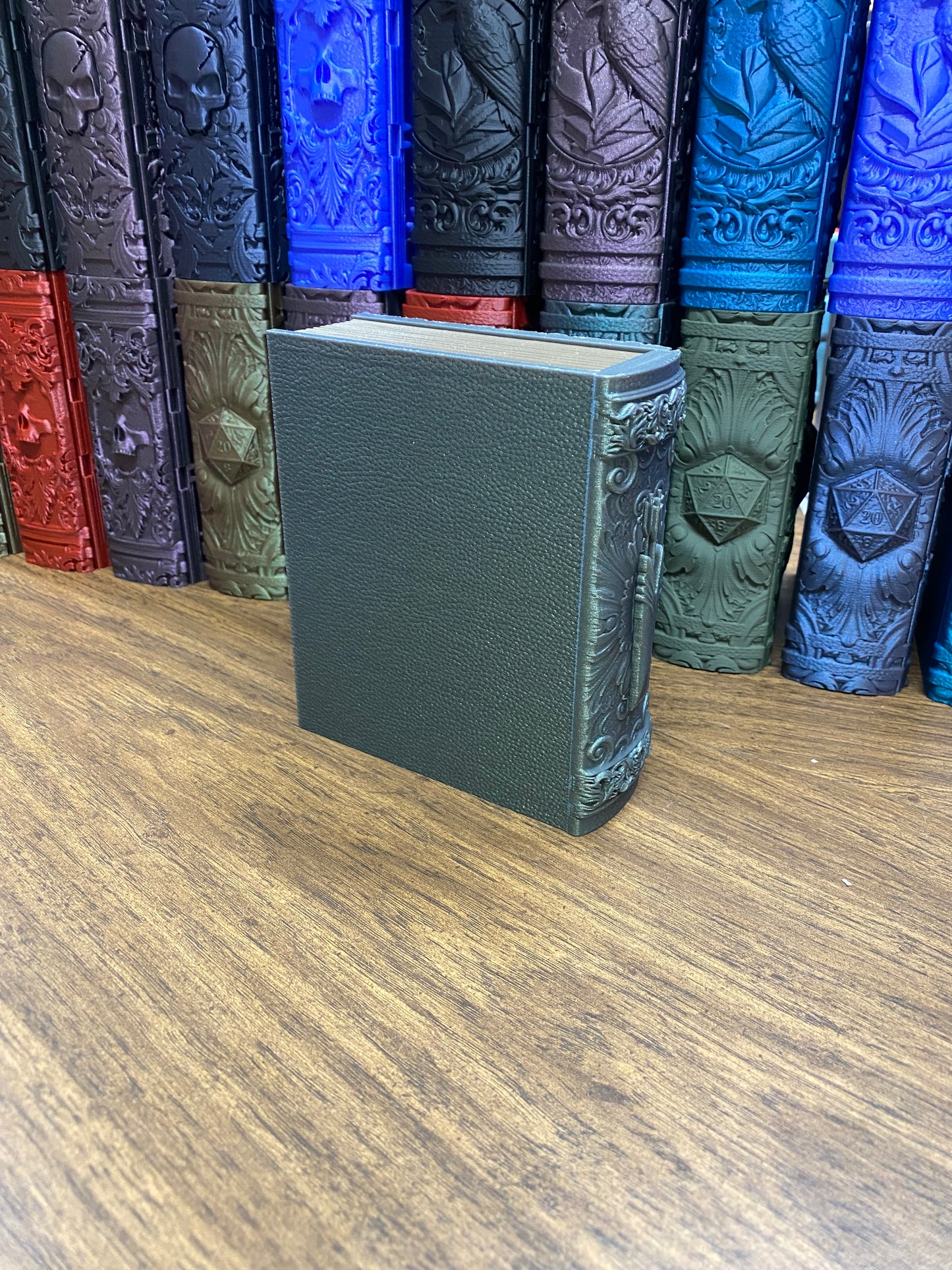 Ranger Reforged Tome DnD Dice Storage Tray | 3D Printed Book Box