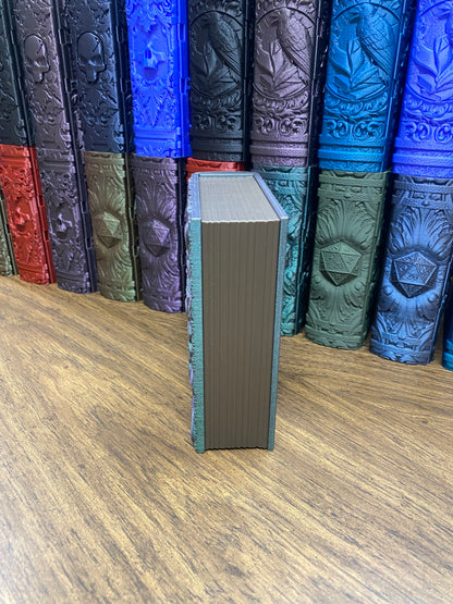 Monk Reforged Tome DnD Dice Storage Tray | 3D Printed Book Box