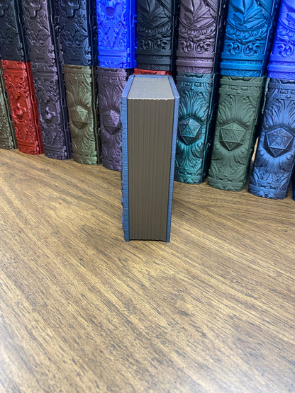 Fighter Reforged Tome DnD Dice Storage Tray | 3D Printed Book Box