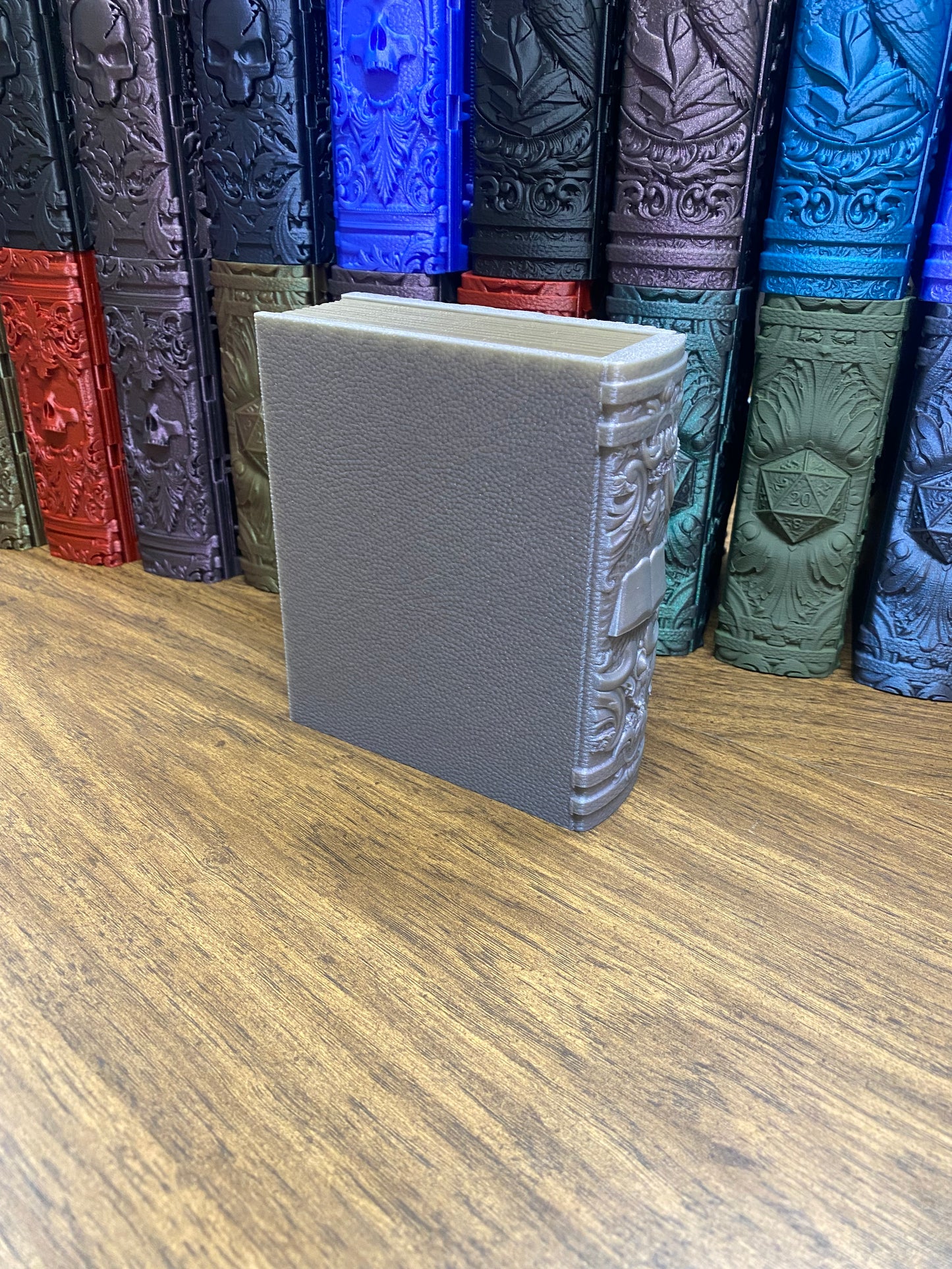 Wizard Reforged Tome DnD Dice Storage Tray | 3D Printed Book Box