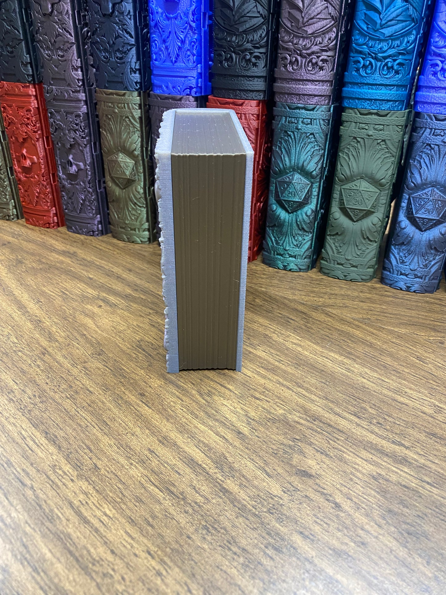 Wizard Reforged Tome DnD Dice Storage Tray | 3D Printed Book Box