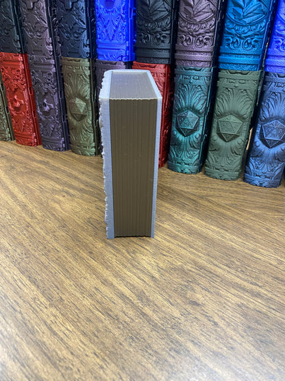 Wizard Reforged Tome DnD Dice Storage Tray | 3D Printed Book Box