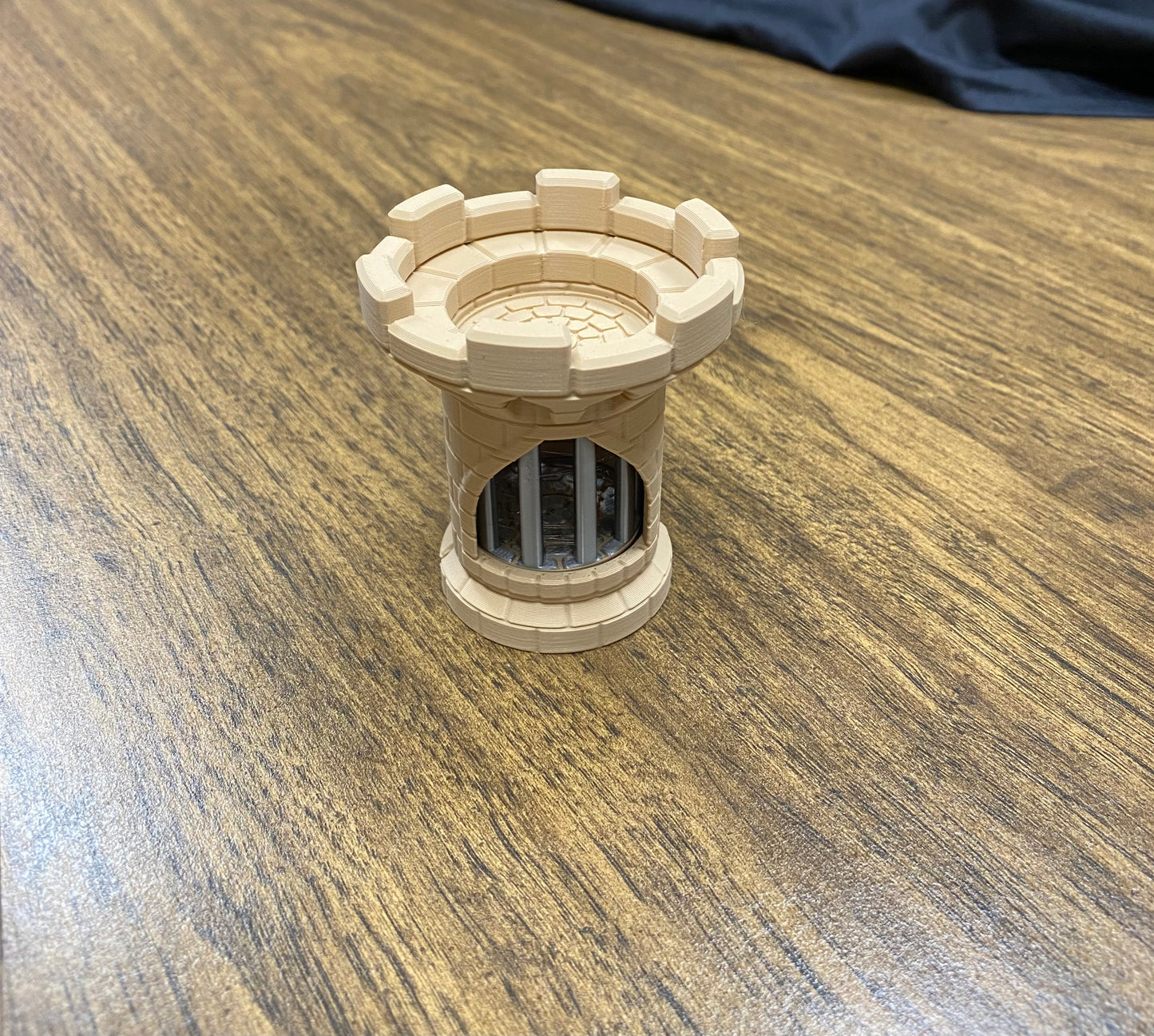Castle Dice Jail - Single Die Prison Cage | 3D Printed Tabletop RPG Accessory