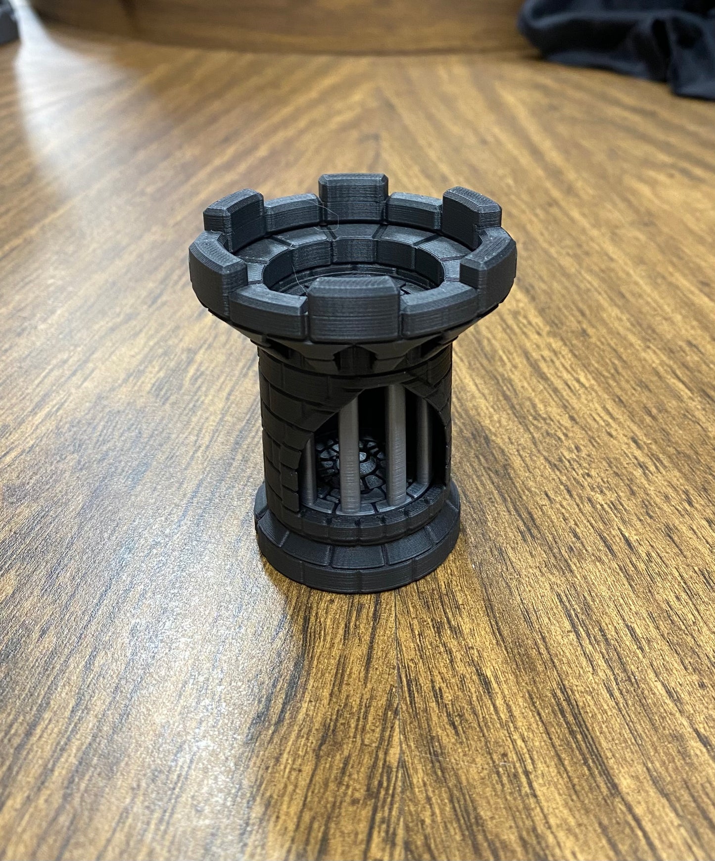 Castle Dice Jail - Single Die Prison Cage | 3D Printed Tabletop RPG Accessory