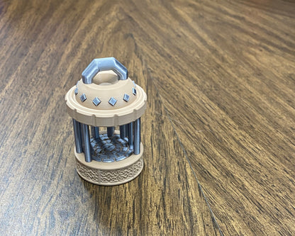 Dice Jail - Single Die Prison Cage | 3D Printed Tabletop RPG Accessory