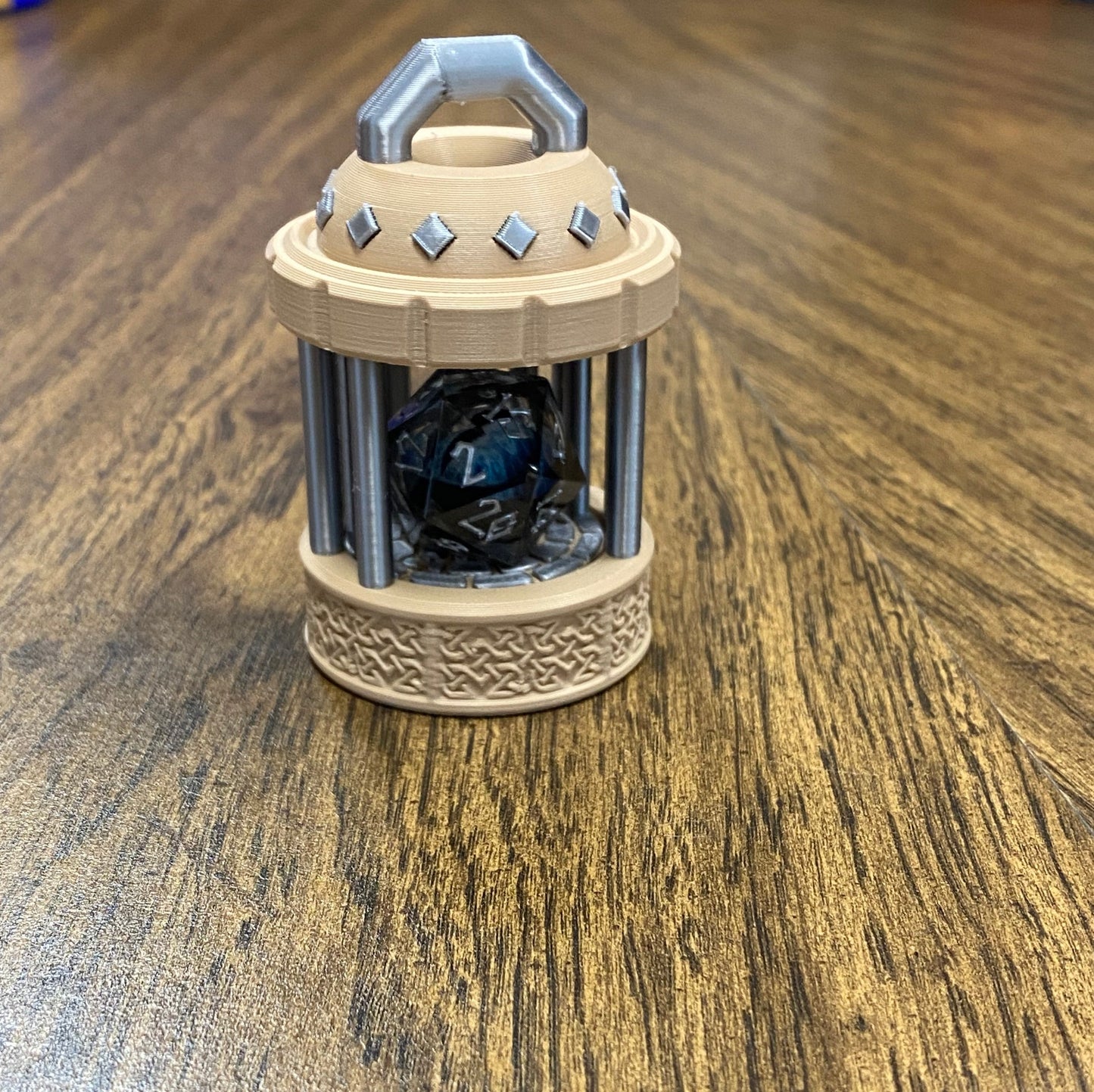 Dice Jail - Single Die Prison Cage | 3D Printed Tabletop RPG Accessory