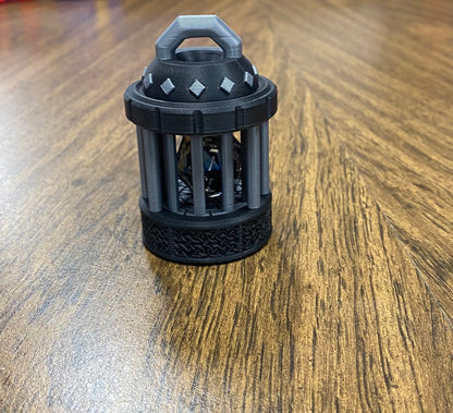 Dice Jail - Single Die Prison Cage | 3D Printed Tabletop RPG Accessory
