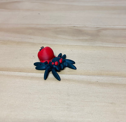 🍓 Fruit Spider 9 Pack-Strawberry, Banana, Green Apple, Red Apple, Green Grape, Red Grape, Purple Grape, Pumpkin, and Blueberry🕷️