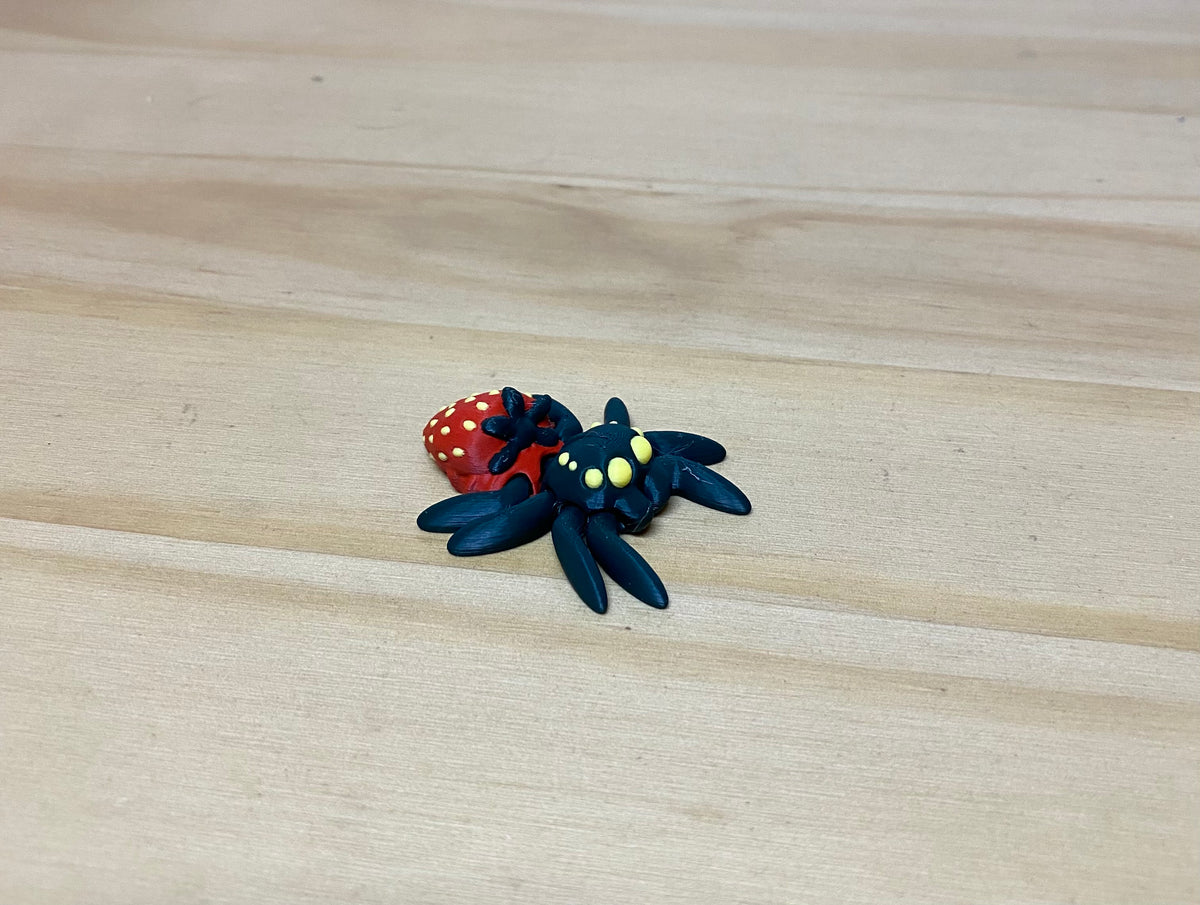 🍓 Fruit Spider 9 Pack-Strawberry, Banana, Green Apple, Red Apple, Green Grape, Red Grape, Purple Grape, Pumpkin, and Blueberry🕷️