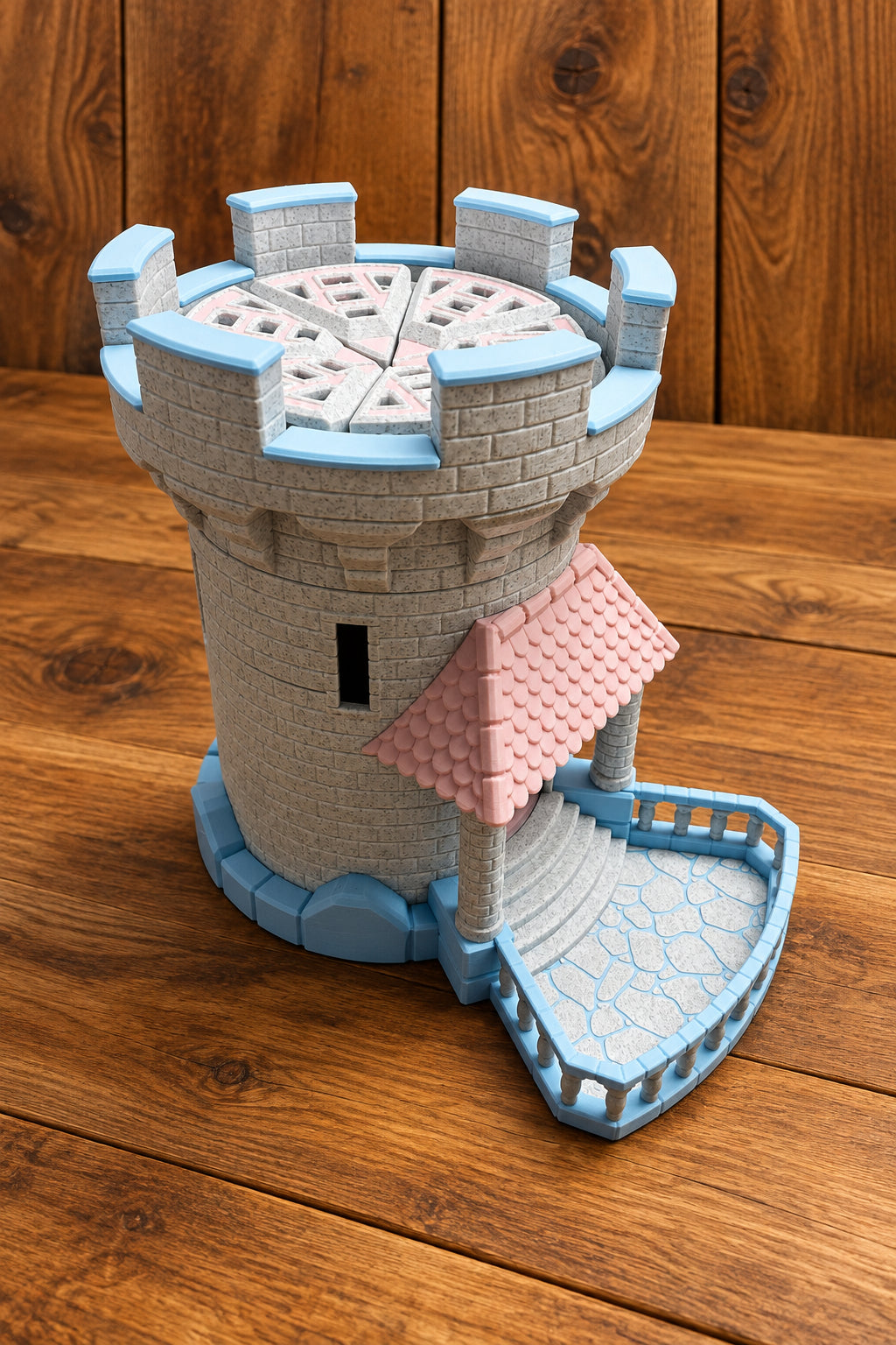 Mechanical Fantasy Castle Dice Tower | Working Gear D&D Dice Roller