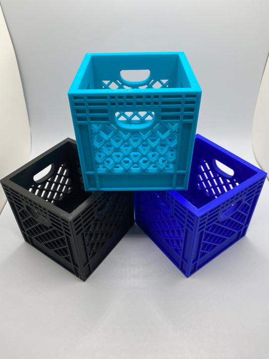 Mini Crate Organizer Great for storage for small stuff, Perfect gift idea for Holidays or Stocking Stuffers.