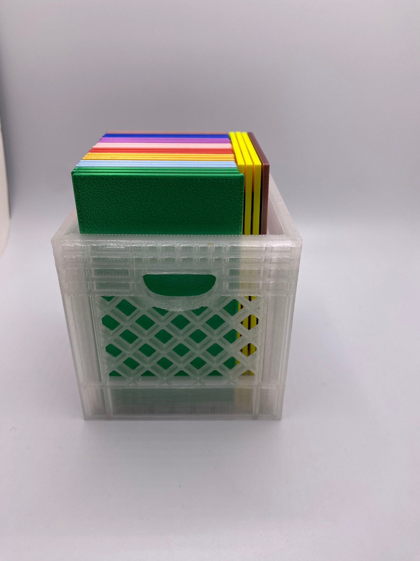 Mini Crate Organizer Great for storage for small stuff, Perfect gift idea for Holidays or Stocking Stuffers.
