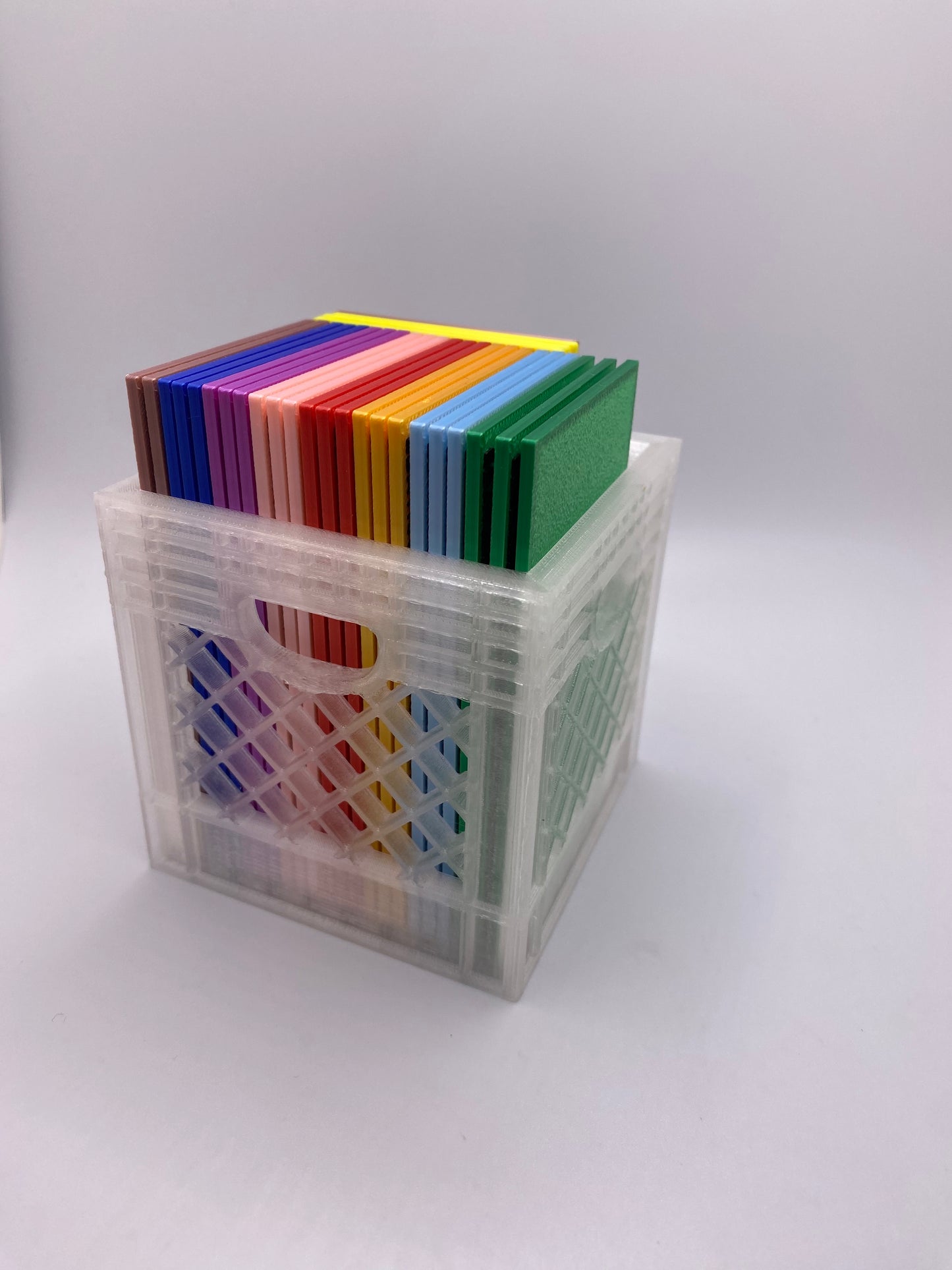 Mini Crate Organizer Great for storage for small stuff, Perfect gift idea for Holidays or Stocking Stuffers.