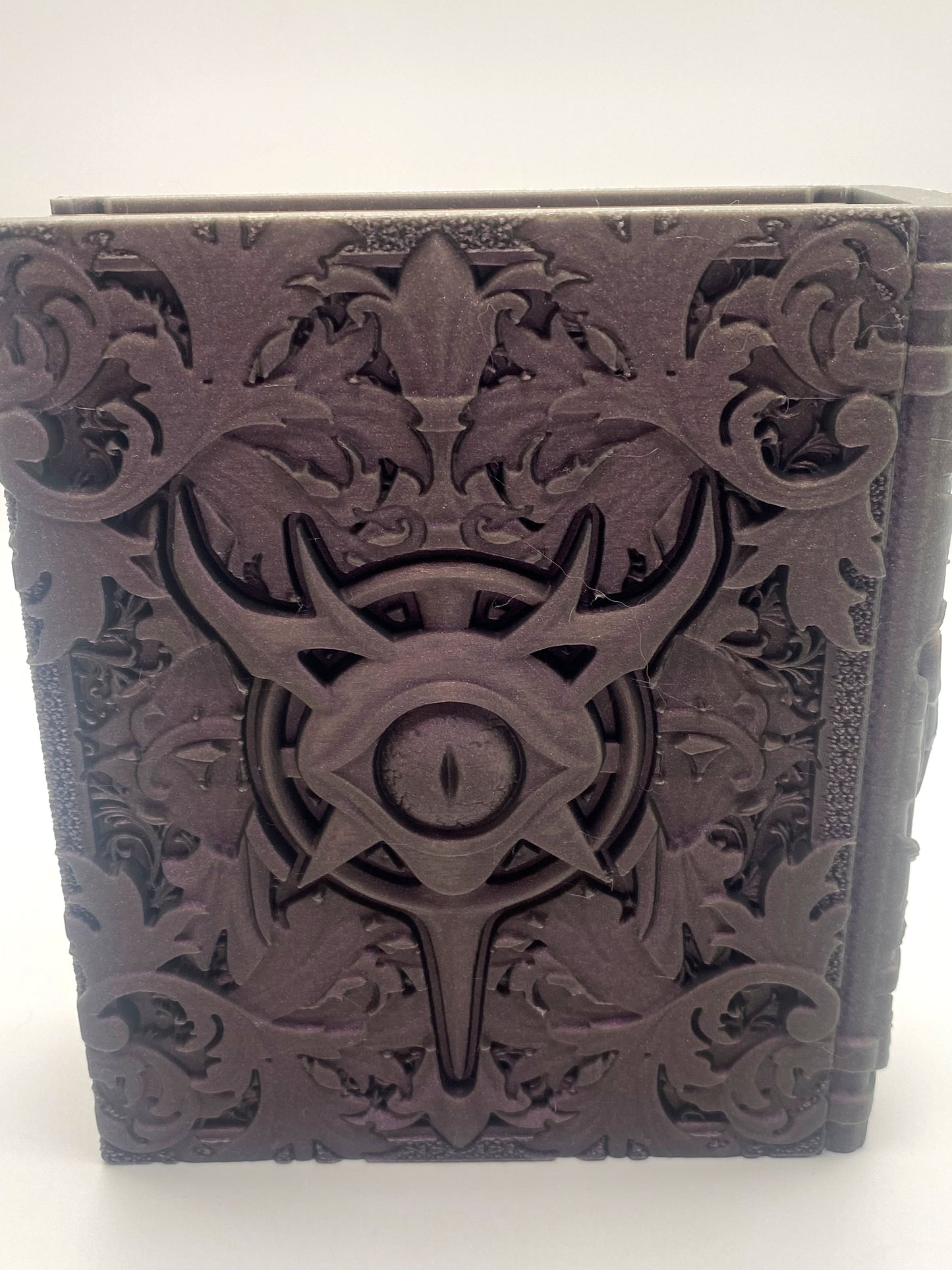 Warlock Tome Storage and Tray - Perfect for Dice, Cards, Tokens, and Mini Dice for MTG DND or other RPG Games