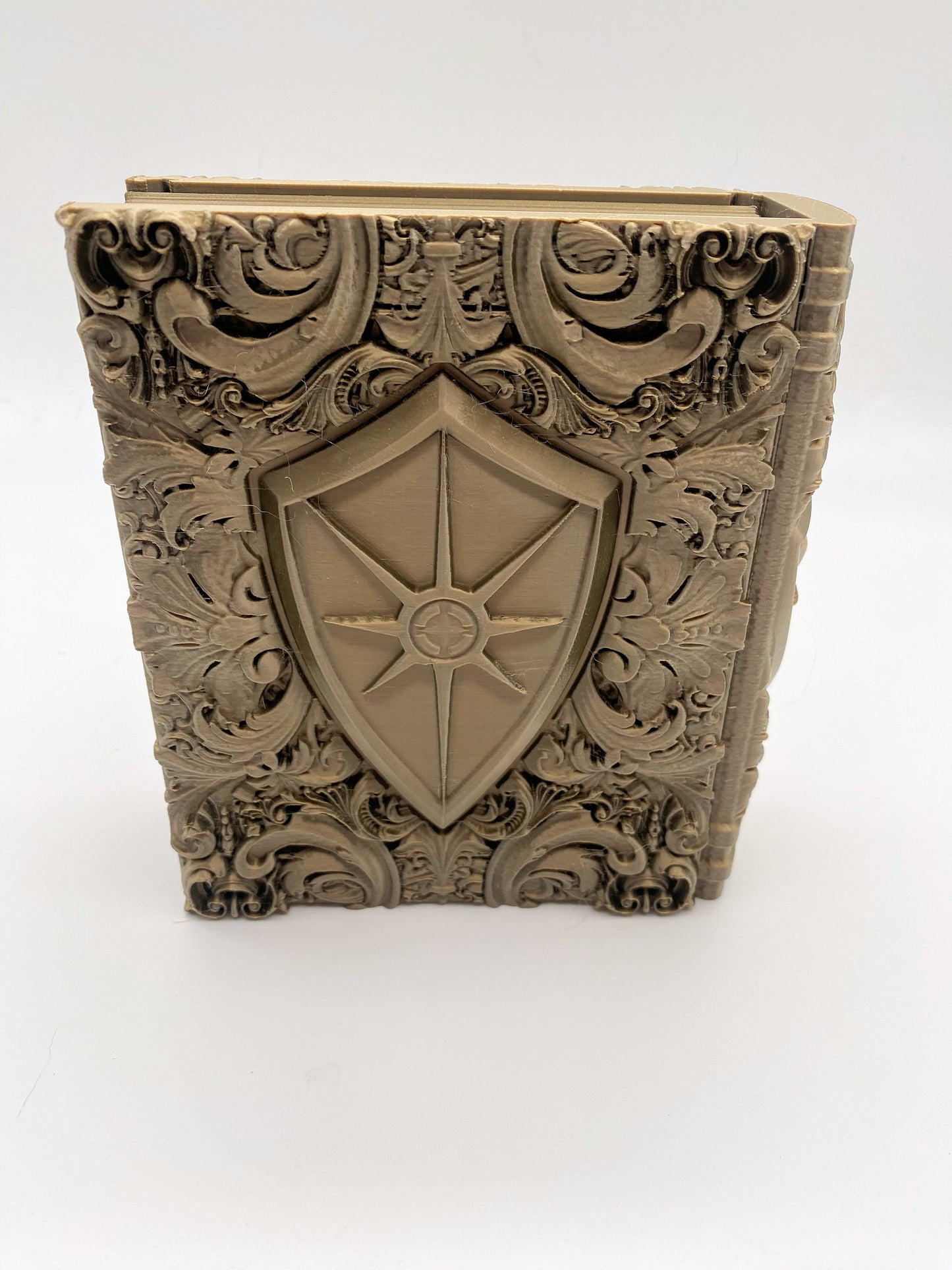 Paladin Tome Storage and Tray - Perfect for Dice, Cards, Tokens, and Mini Dice for MTG DND or other RPG Games