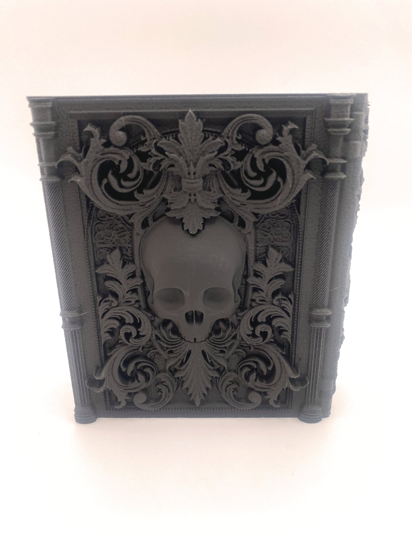 Necromancer Tome Storage and Tray - Perfect for Dice, Cards, Tokens, and Mini Dice for MTG DND or other RPG Games