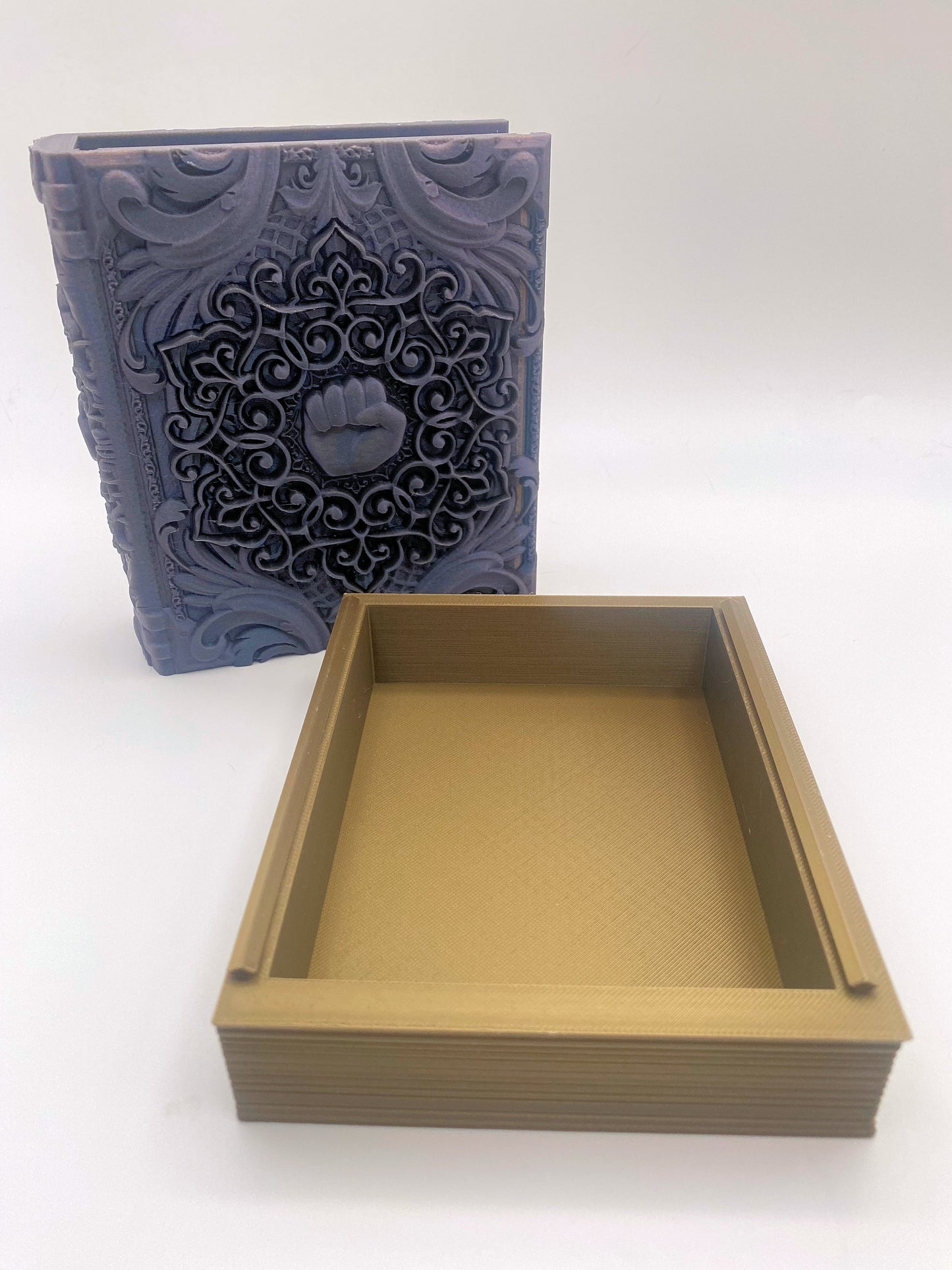 Monk Tome Storage and Tray - Perfect for Dice, Cards, Tokens, and Mini Dice for MTG DND or other RPG Games