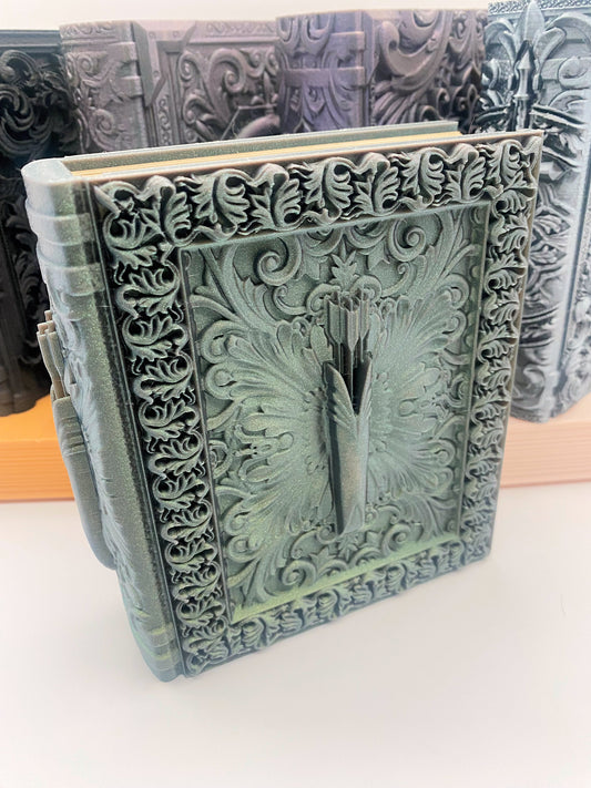 Ranger Tome Storage and Tray - Perfect for Dice, Cards, Tokens, and Mini Dice for MTG DND or other RPG Games