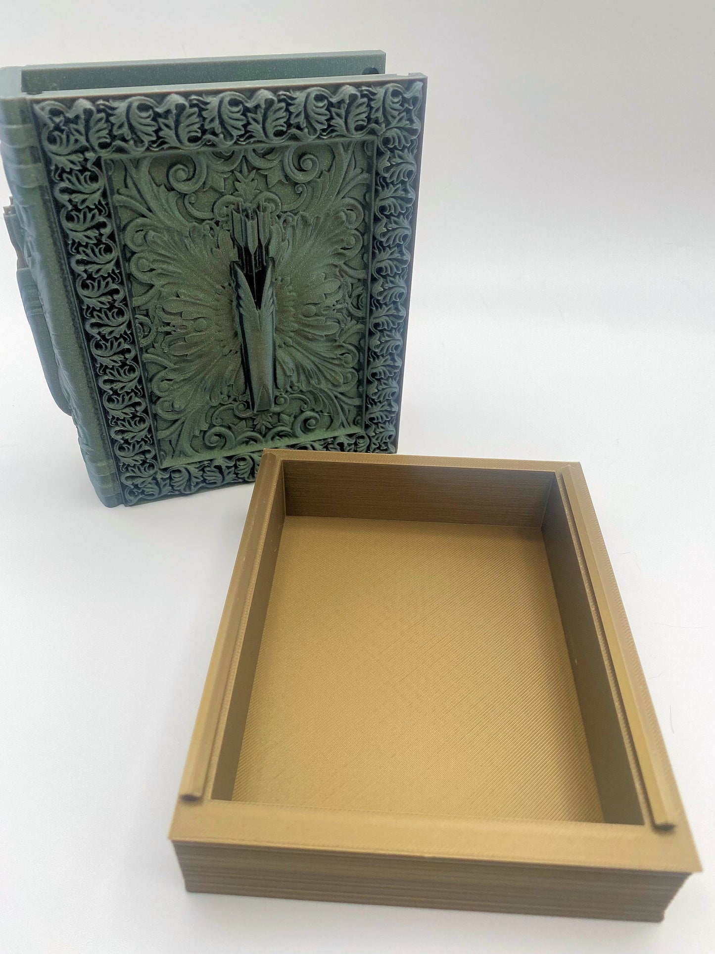 Ranger Tome Storage and Tray - Perfect for Dice, Cards, Tokens, and Mini Dice for MTG DND or other RPG Games