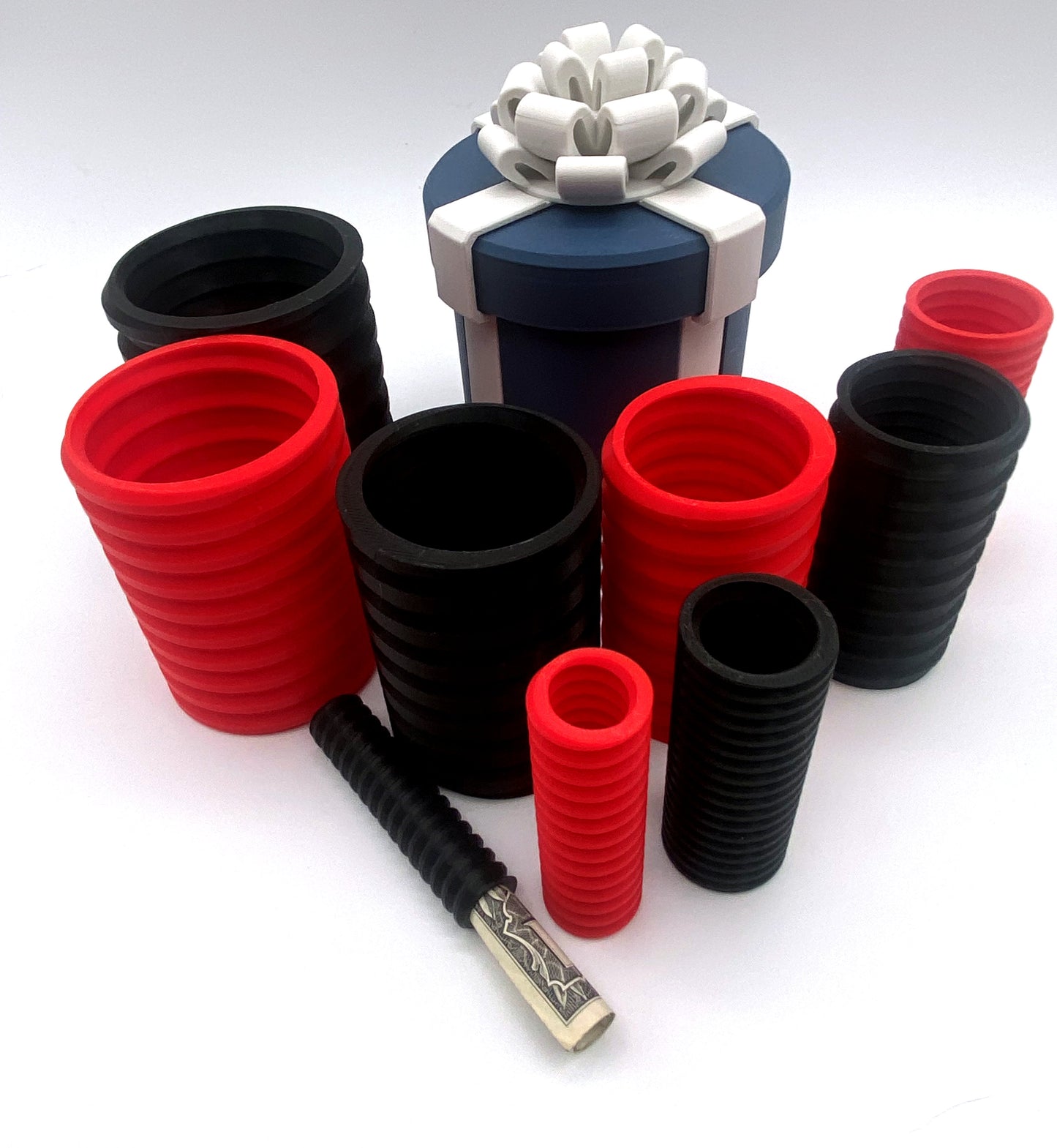 Annoying Nested Gift Box - Up to 10 layers for extra annoying gift hiding! Hides Cash in a Stylish Gift Wrap