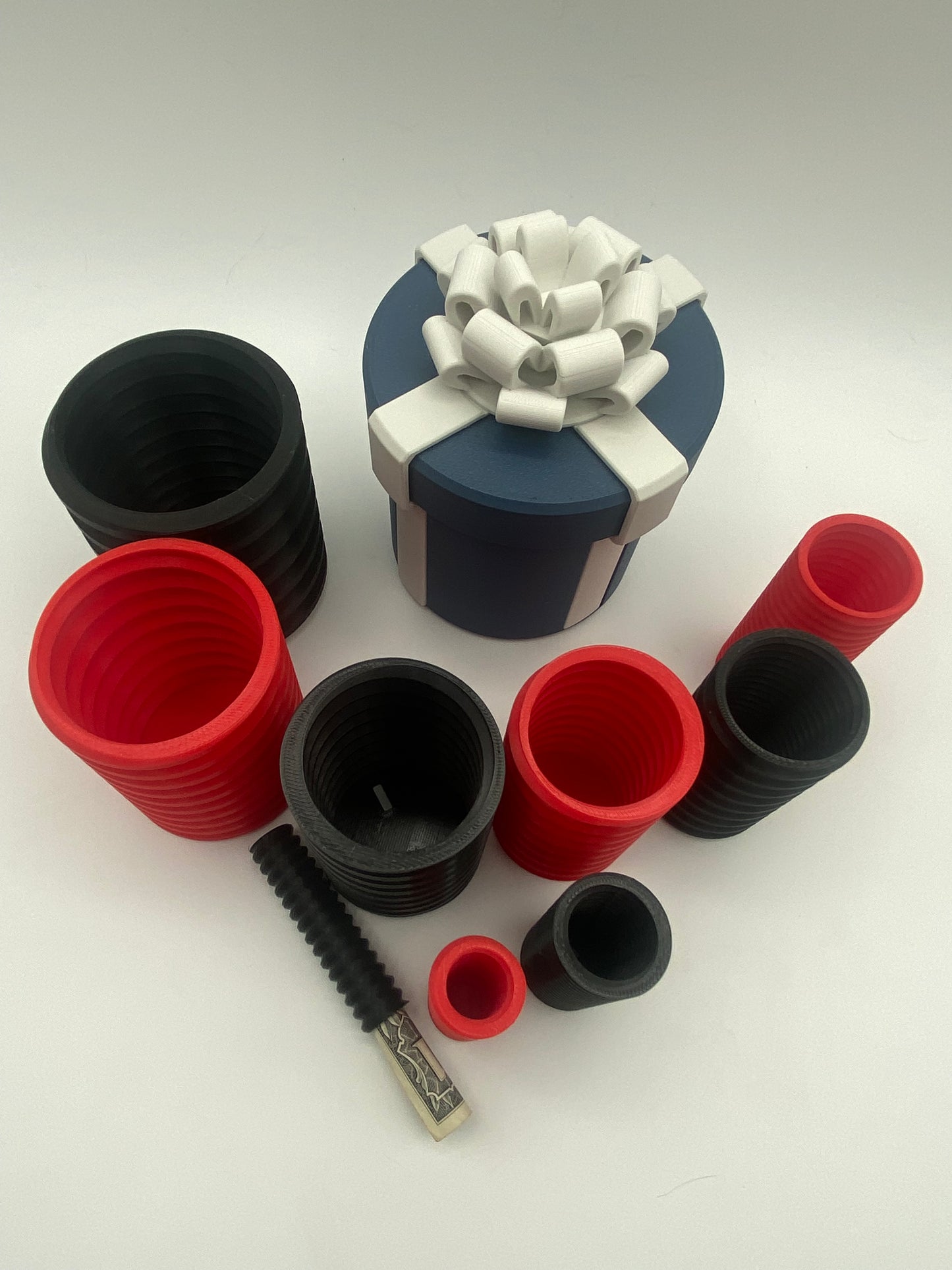 Annoying Nested Gift Box - Up to 10 layers for extra annoying gift hiding! Hides Cash in a Stylish Gift Wrap