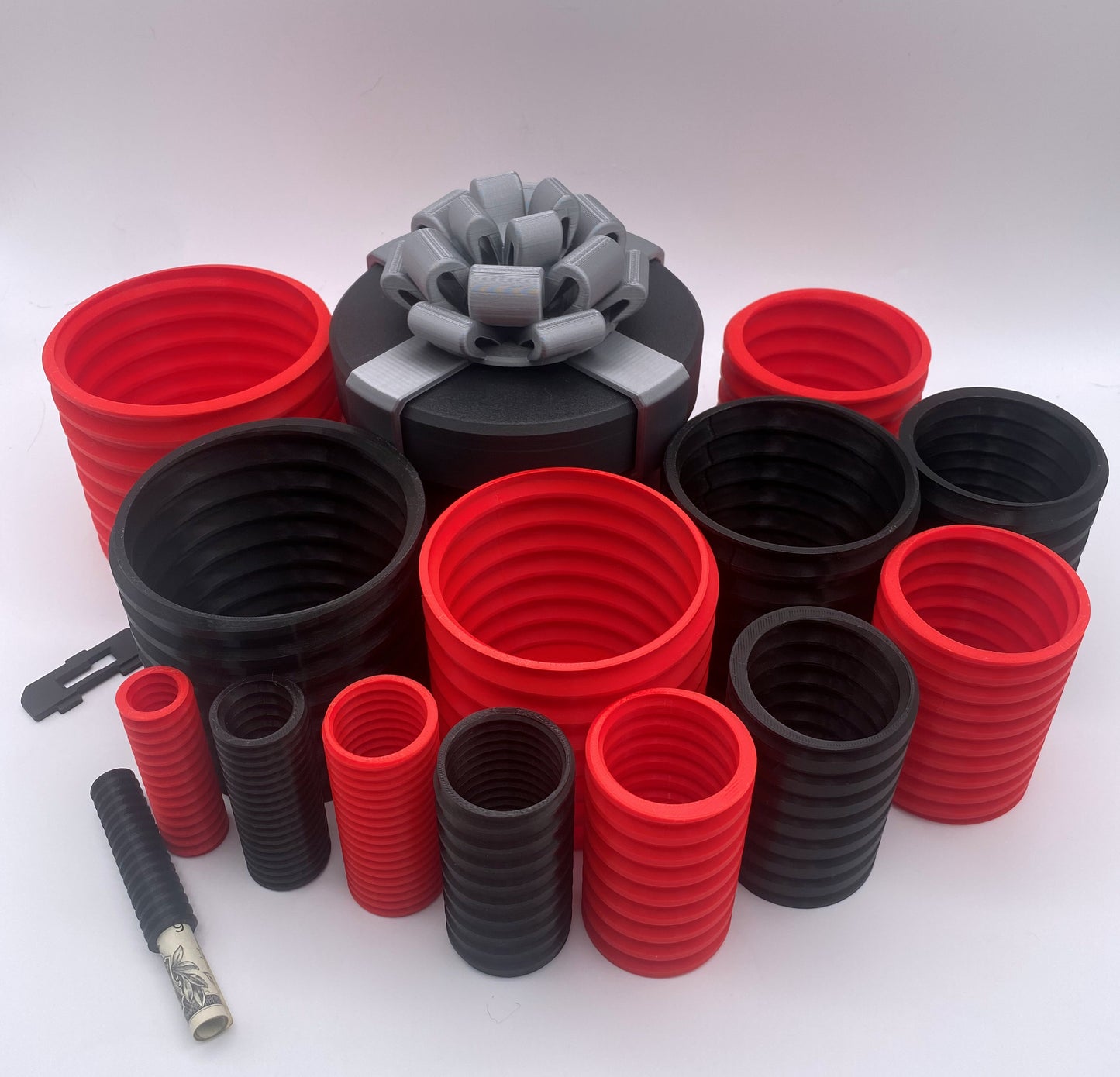 Really Annoying Nested Gift Box - Up to 15 layers for extra annoying gift hiding! Hides Cash in a Stylish Gift Wrap