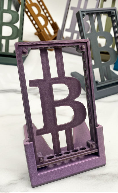 Bitaxe Gamma 601 Display Stand | 3D Printed Solo Bitcoin Miner Holder