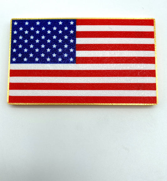 United States Double Sided Flag Magnet & US Double-Sided Honor Flag Refrigerator Magnet.