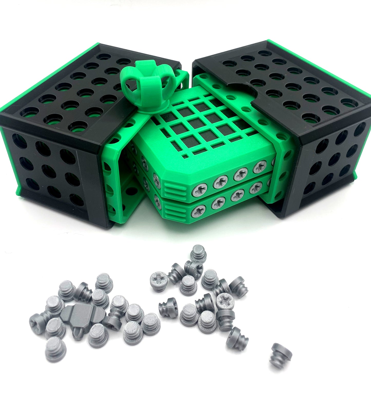 Really Annoying Gift Box that makes gift giving an adventure. 3D Printed Puzzle for small item such as Cash, Gift Cards, Challenge Coins.