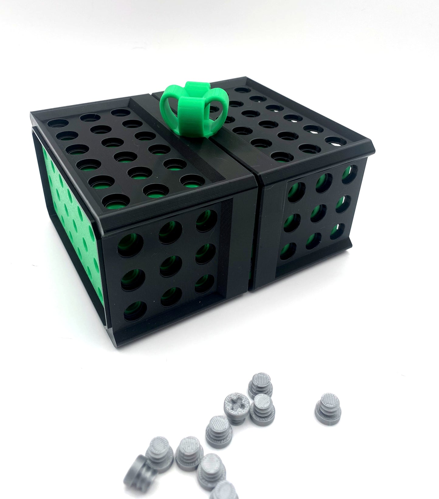 Really Annoying Gift Box that makes gift giving an adventure. 3D Printed Puzzle for small item such as Cash, Gift Cards, Challenge Coins.