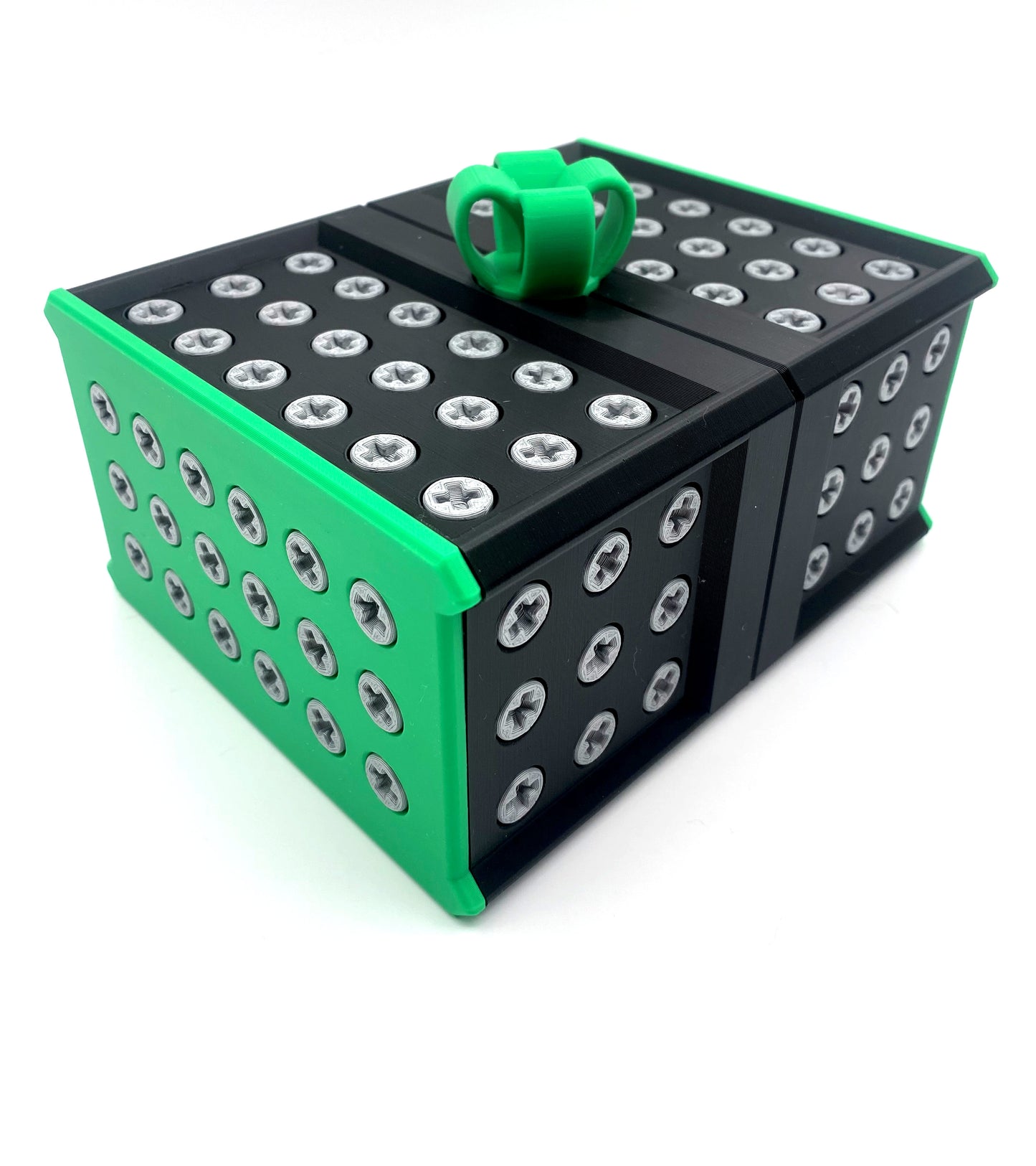 Really Annoying Gift Box that makes gift giving an adventure. 3D Printed Puzzle for small item such as Cash, Gift Cards, Challenge Coins.