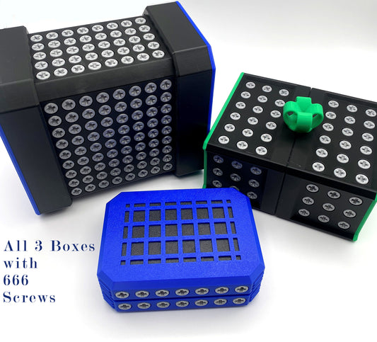 Super Annoying Gift Box that makes gift giving an adventure. 3D Printed Puzzle for small item such as Cash, Gift Cards, Challenge Coins.