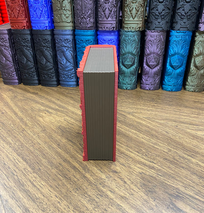D20 Critical Success Reforged Tome DnD Dice Storage Tray | 3D Printed Book Box