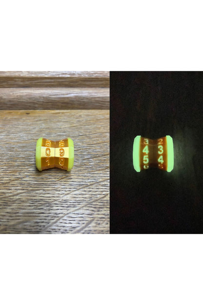 D100 MTG Life Counter Metallic Gold Middle Dial | 3D Printed Magic the Gathering