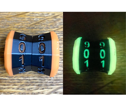 D100 MTG Life Counter Metallic Black Middle Dial| 3D Printed Magic the Gathering