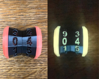 D100 MTG Life Counter Metallic Black Middle Dial| 3D Printed Magic the Gathering