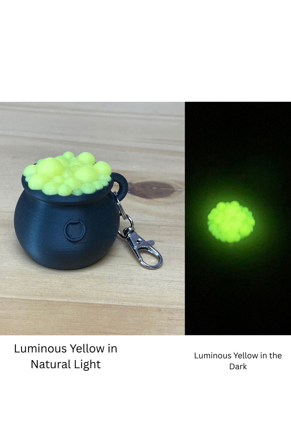 Bubble Top Cauldron Keychain